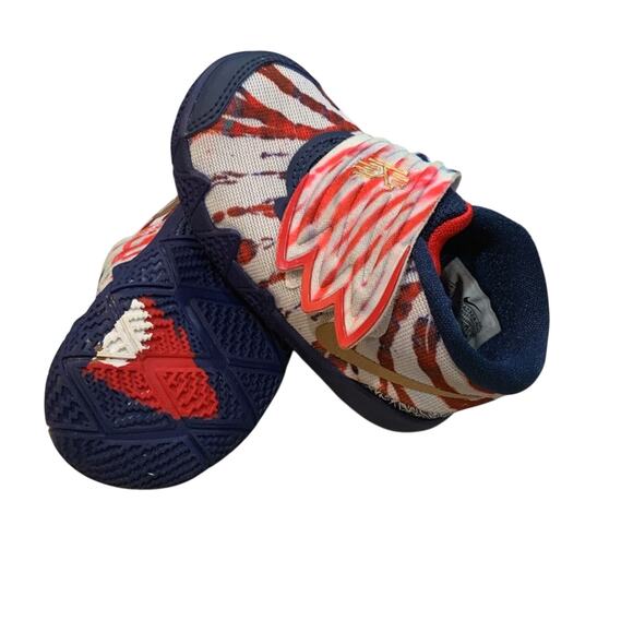 Nike Kybrid S2 Tie Dye USA, 6C Easy On Sneakers USA Patriotic July 4 w/ box EUC - Picture 14 of 14